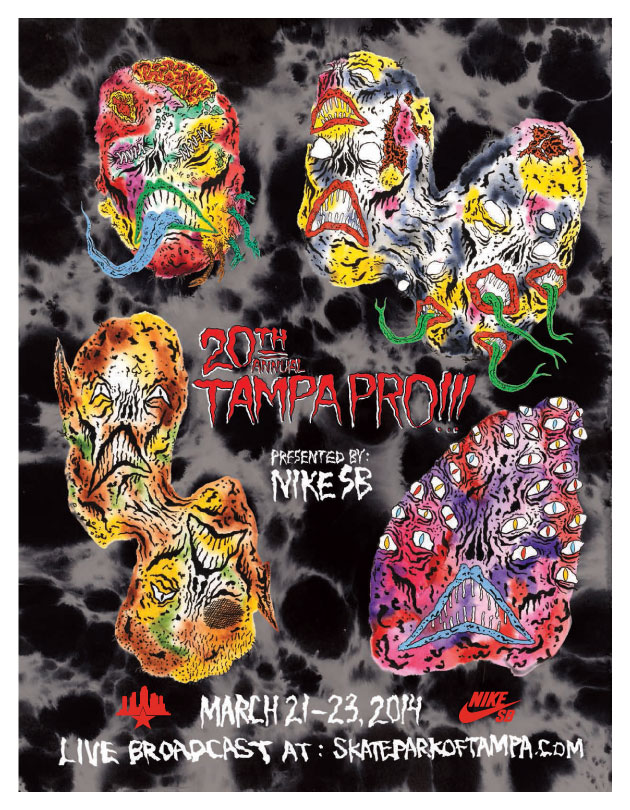 Tampa Pro 2014 Flyer